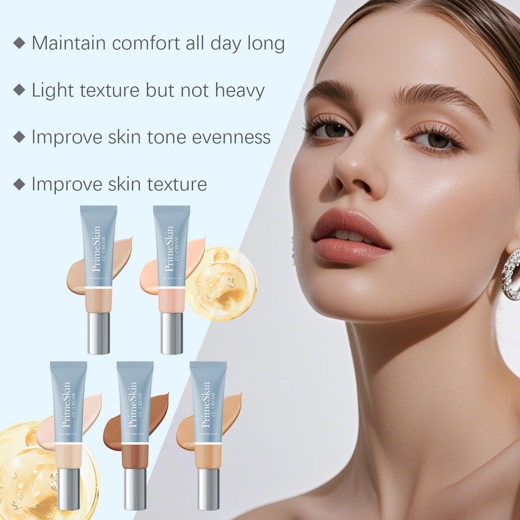 Легкая жидкая основа, осветляющая увлажняющая основа, подходит для жирной кожи, сухой кожи, 30 мл(цвета слоновой кости)