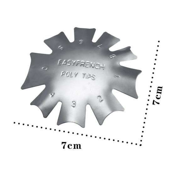 Легкая линия улыбки для французских ногтей, точная направляющая, триммер для кромок, трафарет для дизайна ногтей, шаблон