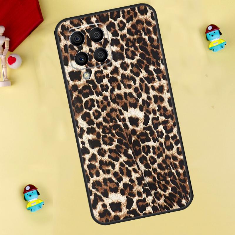 Чехол с леопардовым принтом для Samsung Galaxy M31 M21 M35 M12 M13 M14 M15 M06 M16 M36 M56 M53 M32 M52 M55 M34 M54
