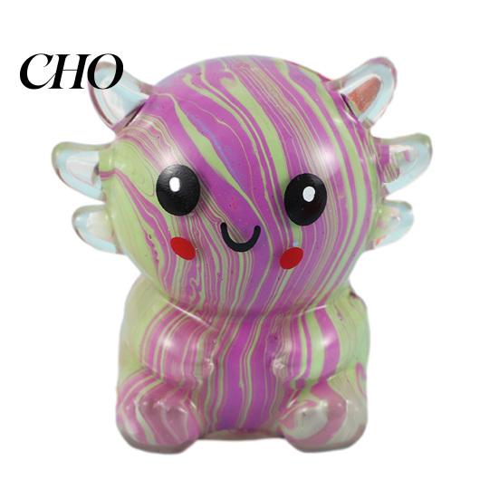 Adult Stress Relief Toy Salamander Squeeze Toy, Slow Rising Soft Cute Animal Fidget Portable Cartoon Ball Rebound Balls Home Office Sensory Gifts for