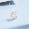 Pearl Necklace Light Luxury Fashion Versatile Pendant Cold Wind Collarbone Chain Slightly Inlaid Zircon Necklace