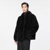 JNBY Faux Fur Hooded H-type Coat