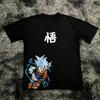 Футболка с принтом Dragon Ball Z, короткий рукав, хлопок, Сон Гоку, Веджета, унисекс, женская одежда, Харадзюку, Yk Tee, винтажная, повседневная, футболки