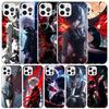 G-Ghoul Токио Тоука Кирисима Мягкий чехол для iPhone 16 17 Air 15 14 Pro Max 16E Чехол для телефона 13 Mini 12 11 7 SE 8 Рисунок Fi