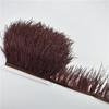 1Meters Leather Pink Ostrich Feathers Trim Trims Width 8-10cm Black Ostrich Feather Ribbon Clothing Wedding Feathers Decoration