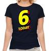 6 Today Comic Superhero T-Shirt Gift 6TH Birthday Party Age