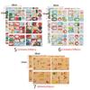 Biscuit Package Cookie Candy Tag Package Label Merry Christmas Xmas Ornament Gift Paper Sticker