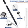 Universal Stylus Pen for Touch Screens, Passive Stylus Pen Compatible with IOS and Android Devices Phones and Tablets, for Drawing and Handwriting