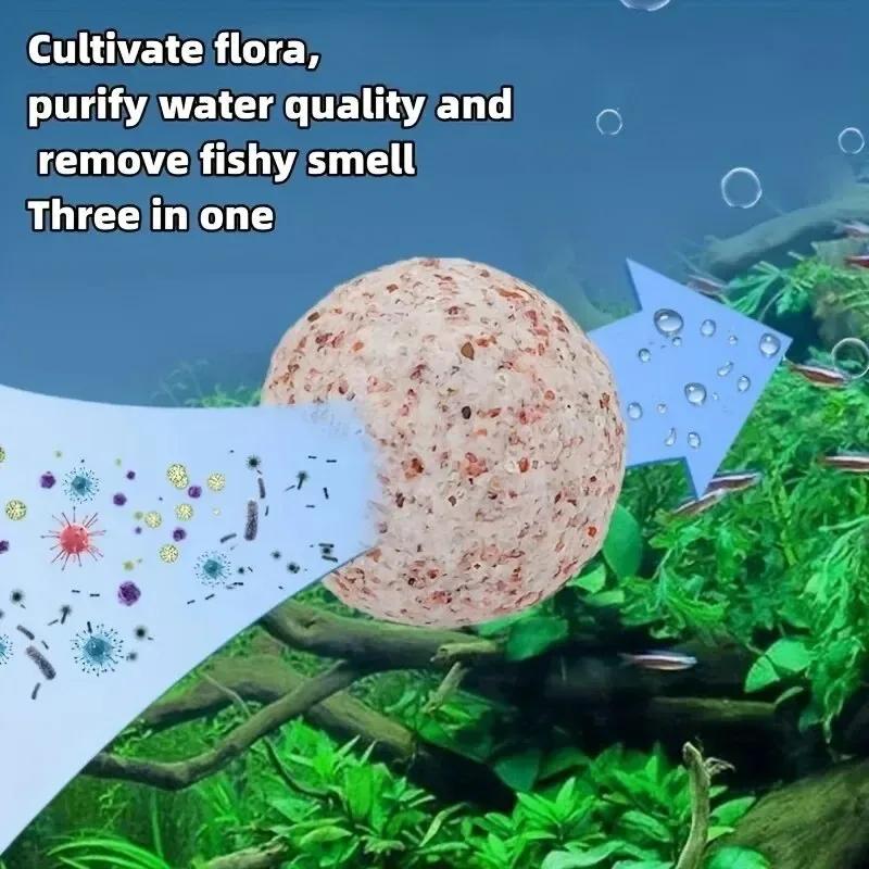 Aquarium Quartz Ball Fish Tank Filter Media Hollow Particles Biological Ball Bio Filter for Aquarium Accessories