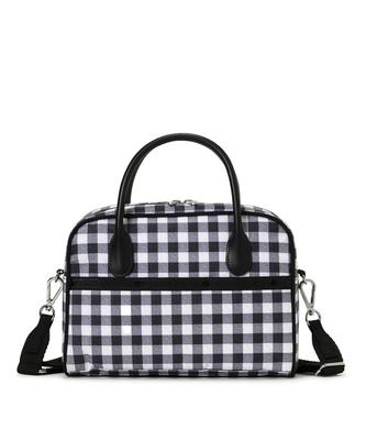 Официальная сумка через плечо SQUARE TH CROSSBODY Shoulder Uptown Bag/1082 Женская клетчатая/черная