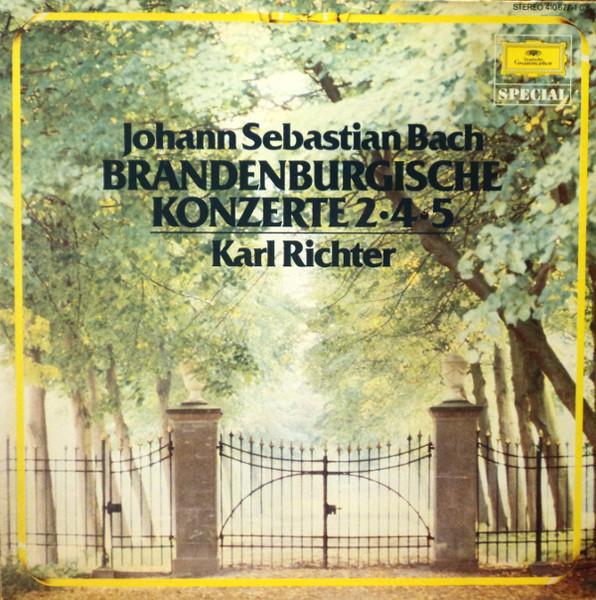 LP Record JOHANN SEBASTIAN BACH - KARL RICHTE - Brandenburgische Konzerte 2?4?5 4106771 Deutsche Grammo Benelux Classical Used