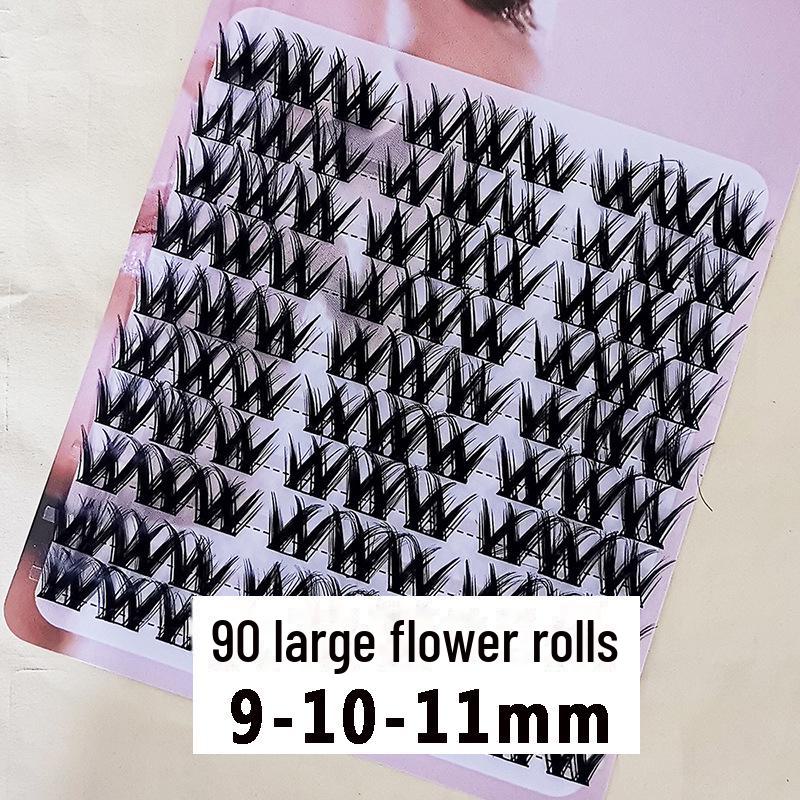 «Ленивая трилогия Подсолнух Белый Лунный свет Волшебная фея Сегментированные завитые ресницы»