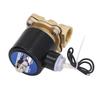 Электромагнитный клапан 2W Нормально закрытый Латунный Медный сердечник Катушка Электрический электромагнитный клапан для воды газа масла