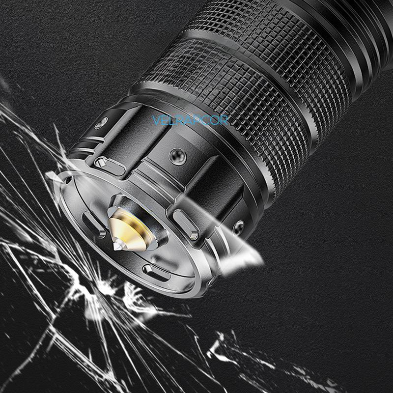 M77 White Laser Flashlight LED Electric Display Long Battery Life Multifunctional Flashlight Strong Light Long-range Flashlight