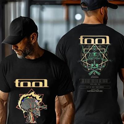 Футболка Tool Tour Australia 2025, Футболка с логотипом группы Tool, Унисекс футболка