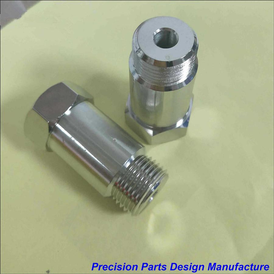 Универсальный никелированный прямой удлинитель-проставка датчика кислорода O2 для устранения ошибки CEL - M18 x 1.5 (2 шт.)