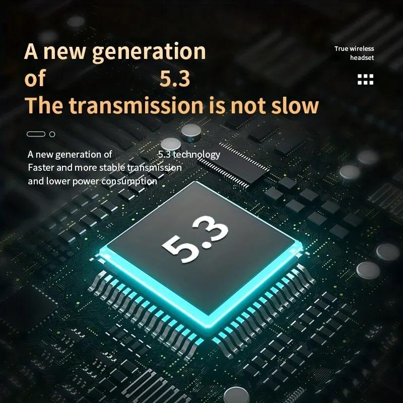 Беспроводные наушники с раздвижной крышкой, игровые наушники Bluetooth 5,3, спортивные наушники, музыкальные гарнитуры для Iphone Xiaomi