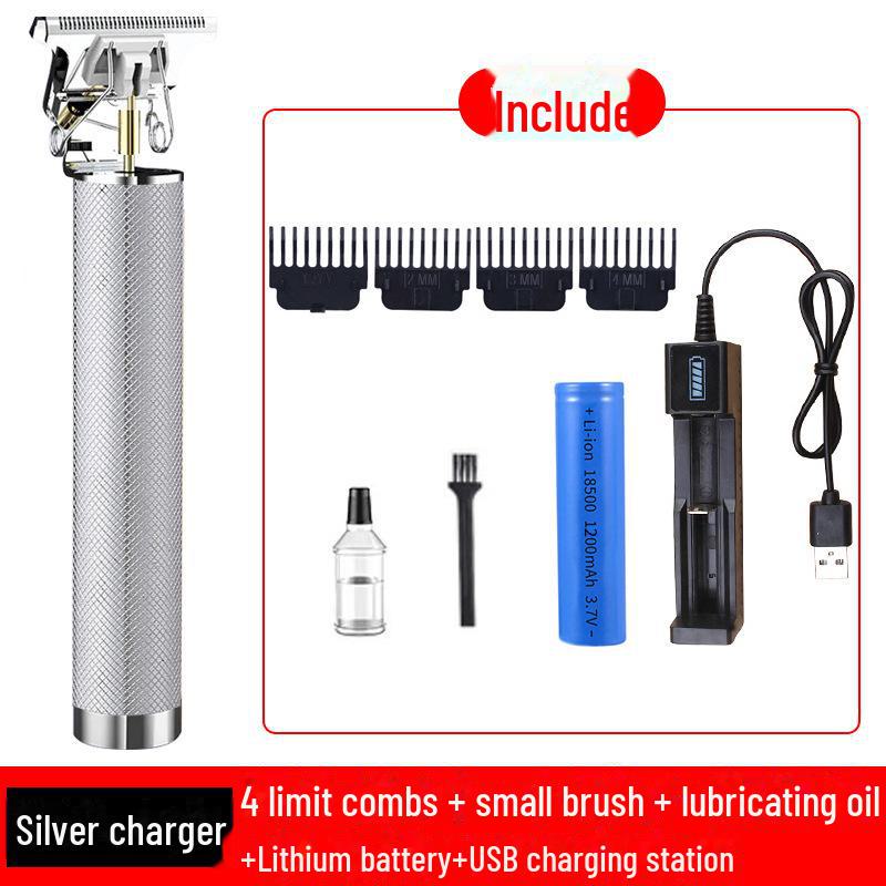 Classic Retro Rechargeable Hair Clipper for Cross-Border Hairdressing