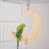 Bite Resistant Bird Flower Mirror Toy Hanging Parrot Swing Toy Parrot Swing Stand  Cage Accessories