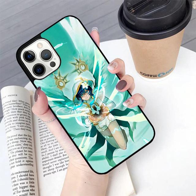Чехол для телефона Genshin Impact Венти Для Apple iPhone 17 Air Pro Max Plus Чехол для iPhone 17 Air 14 15 16 13 12 Max