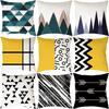 Pillow Linen Short Plush Home Simple Nordic Style Geometric Pillow Case Sofa Cushion Pillow Case