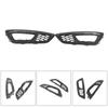2 Pack Front Bumper Fog Light Fog Lamp Bezel Cover Trim Car Accessories Quick Fixing Plastic Suitable for 2015-2018