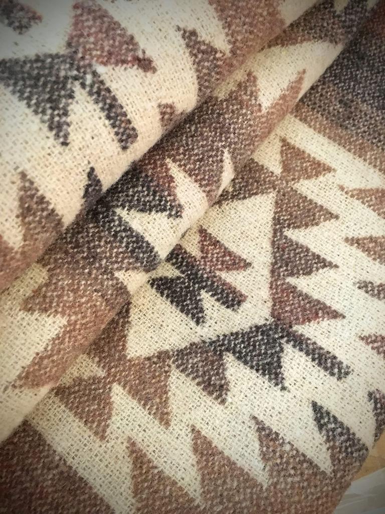 Ethnic Jacquard Thick Fabric Cotton Material Scraps Native Pattern Ortega Craft Materials Craft Supplies Handmade Bags Accessories Making Works Beige