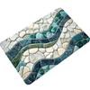Turtle Koi Printed 3D Visual Effect Mat 2D Flat Door Rug Floor Mat Thickened Bathroom Mat  Kitchen