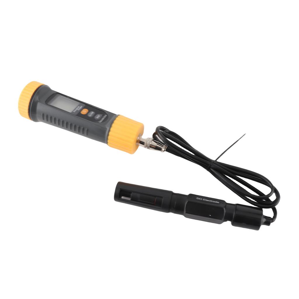 Digital Dissolved Oxygen Meter 2 Modes Backlit LCD Display Portable DO Tester Dissolved Oxygen Test Kit for Pond Fish
