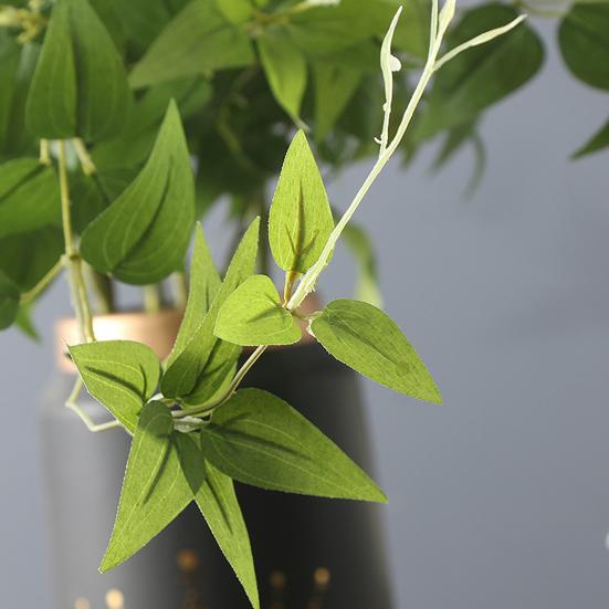 44.5 Inch Artificial Greenery Branch Faux Stems And Branches for Vase Long Stems Fake Plants with Leaves for Home Indoor Daily Decoration Wedding