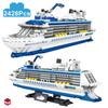 2428Pcs Cruise Liner Ship Sailing Boat Mini Model Building Blocks Creative Big Ocean Vessels Bricks MOC Toys Children Gifts No Box