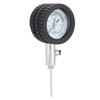 Air Gauge Anti-Deflation Ball Pressure Gauge Dial Durable Stainless Steel Air Pressure Gauge Barometer