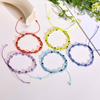 Color Crystal Beads Devil'S Eye Braided Bracelet Women'S Versatile Fashion Jewelry Br-1275