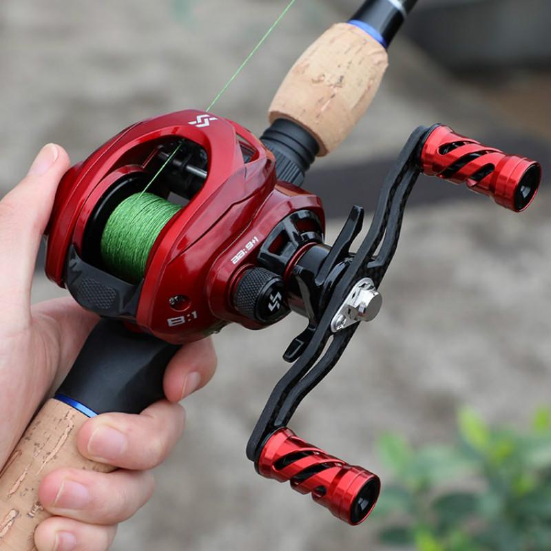 SOUGAYILANG Ручка рыболовной катушки Ручка из углеродного волокна для приманки Рыболовная катушка Рыболовные аксессуары