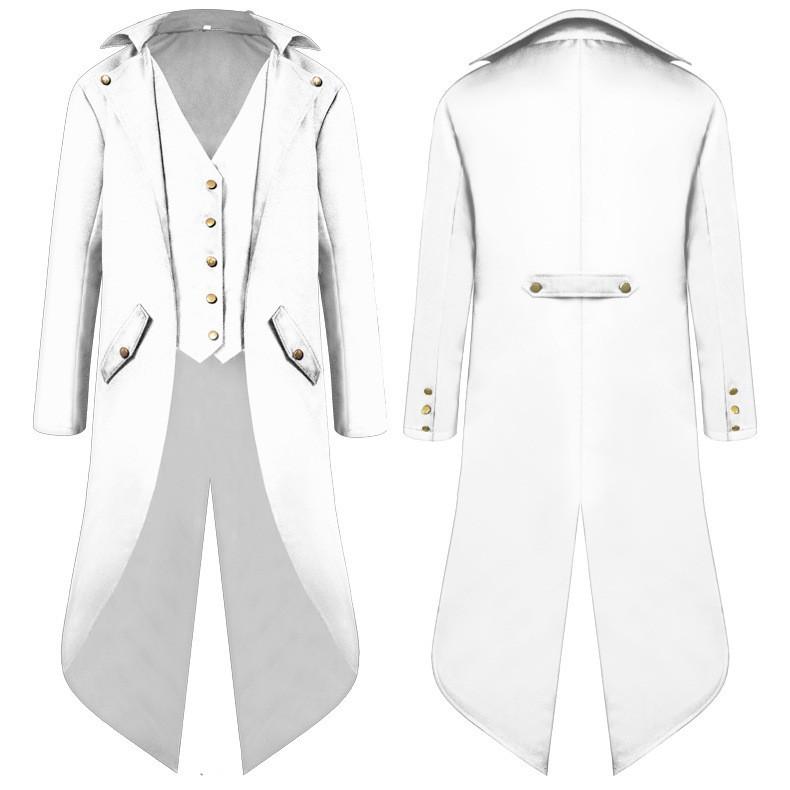 Костюм Суперзлодея из фильма Маскарад Косплей Джокера Стимпанк Готика Средневековый Фрак Куртка Жилет Костюм Взрослые Дети Мужчины Хэллоуин