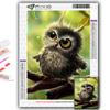 5D Алмазная картина Животное Сова DIY Алмазная вышивка Горный хрусталь Домашнее украшение