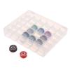 36 Spools Sewing Machine Bobbins Empty Bobbins Spools Sewing Machine Plastic Storage Box For Home Sewing Accessories Tools