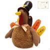 Plush Turkey Decoration Thanksgiving Decor Soft Cute Doll Ornament Stuffed Toy for
