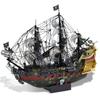 Piececool 3D-пазл Парусник «Месть Королевы» Пиратский корабль Металлический Нано-пазл 3D-пазл из металла Требуется сборка Клей не нужен Сложность 5 звезд