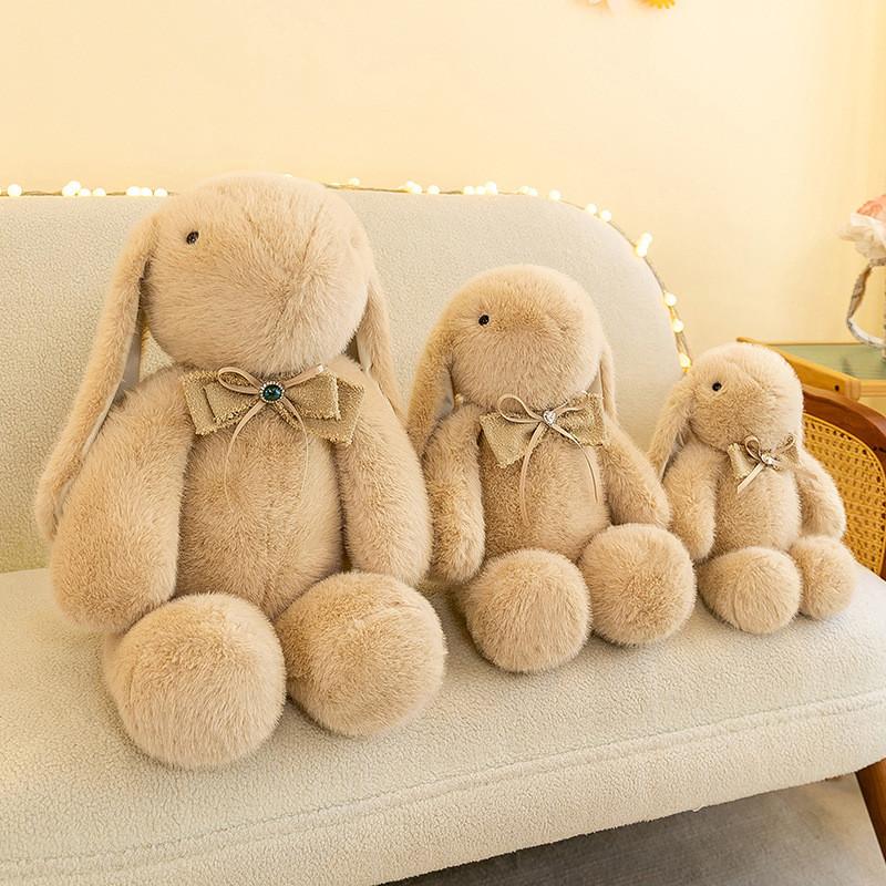 Adorable Soft Plush Rabbit Toy Floppy Eared Doll For Kids Lovely Comforting Companion