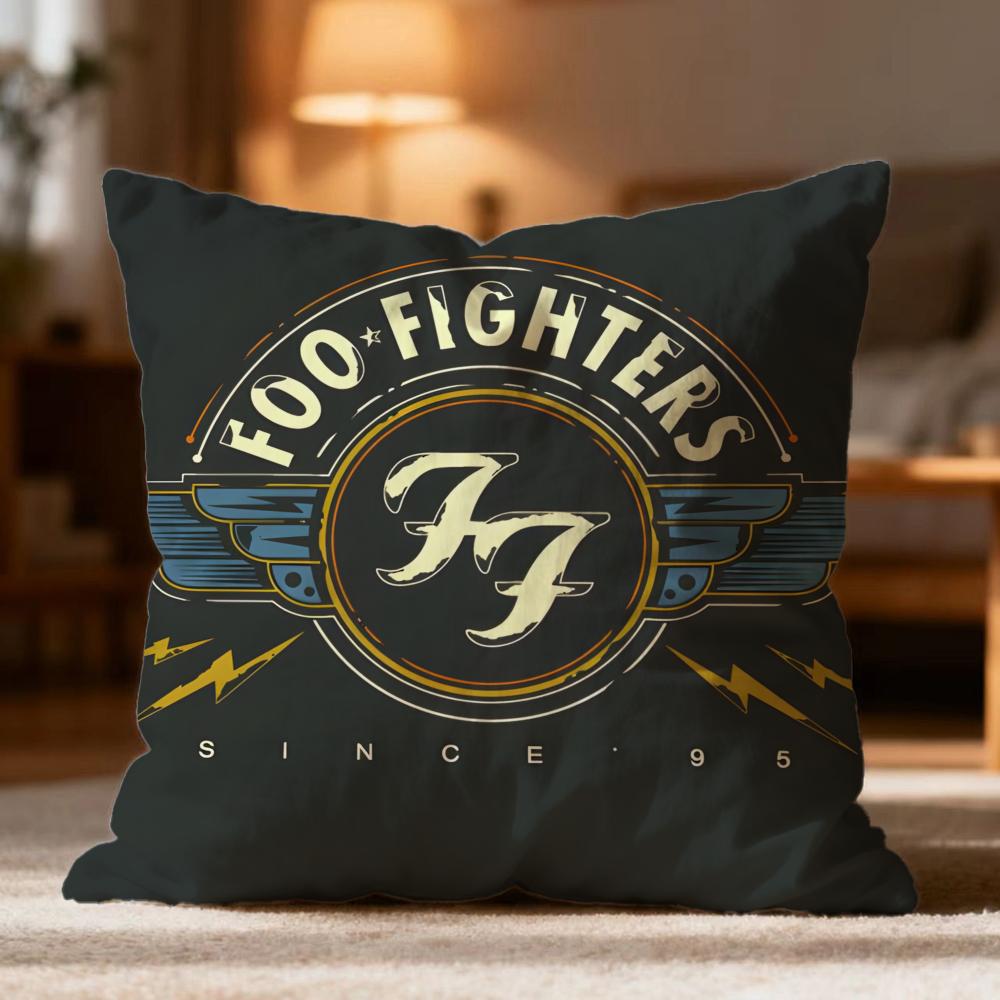 Горячая Наволочка Foo Fighters Мягкая Стирающаяся Подушка Многоцелевая для Дивана Кровати Путешествий Офиса