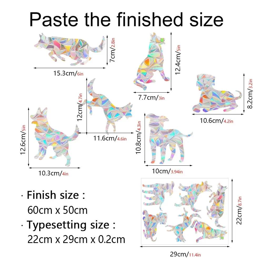 ПВХ кошка бабочка призрак призма стекло радуга ловец солнца наклейки на окна настенные наклейки для дома спальня украшения самоклеящаяся наклейка