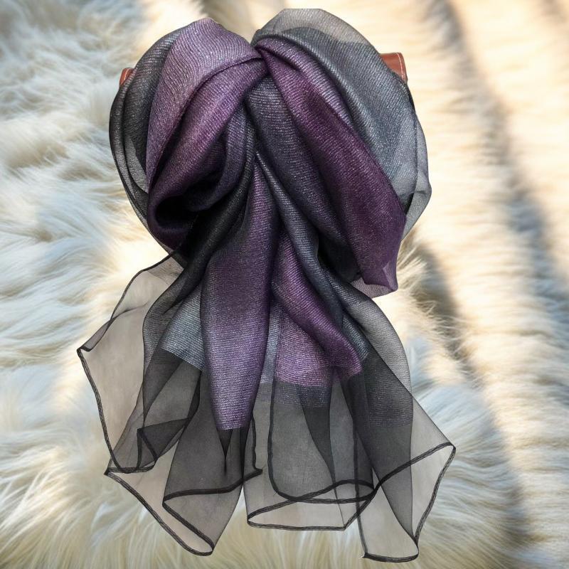 70*180cm Women Gradient Colors Scarf Long Shawls and Wraps for Party Dress Lightweight Pashmina Fashion Scarves