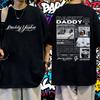 25/26 Лето Рэпер Daddy Yankee Тур 2024 Графические Футболки Мужские Ретро Высокое Качество Оверсайз 100% Чистый Хлопок Печатная Футболка