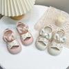 Модная детская обувь для девочек на мягкой подошве, повседневная обувь, модная обувь для принцесс, новые нескользящие пляжные туфли, сандалии для девочек в форме банта Sandálias