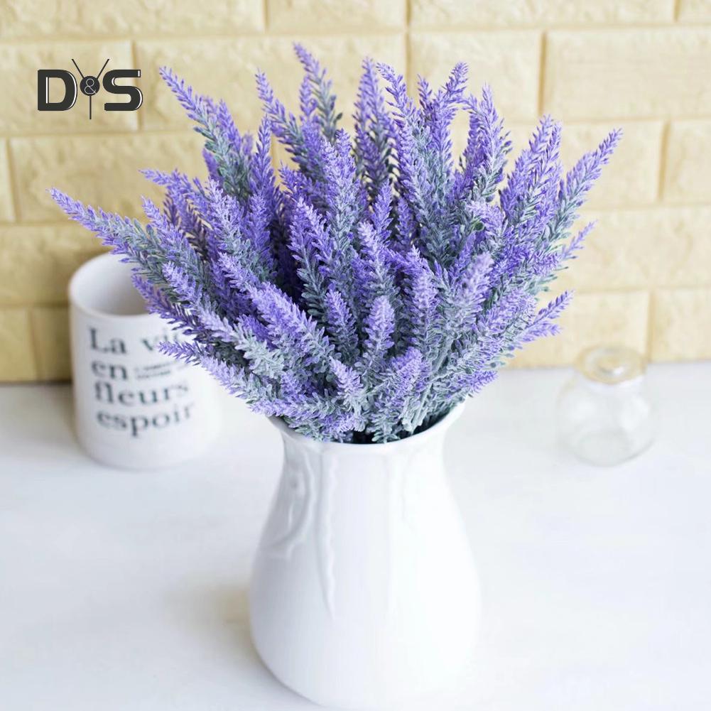 Искусственные поддельные цветы лаванды, растения, свадебная вечеринка, украшение для дома и офиса