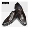 Fashion Comfortable Business Leather Shoes For Men Handcrafted Formal Oxfords Authenic Black Brown Lace-up Dress Office Trendy Footwear