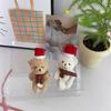 Christmas Bear Ornament Cute Holiday Decor Christmas Tree Pendant Fine Craftsmanship Adjustable Pose Bear Charm for Kids