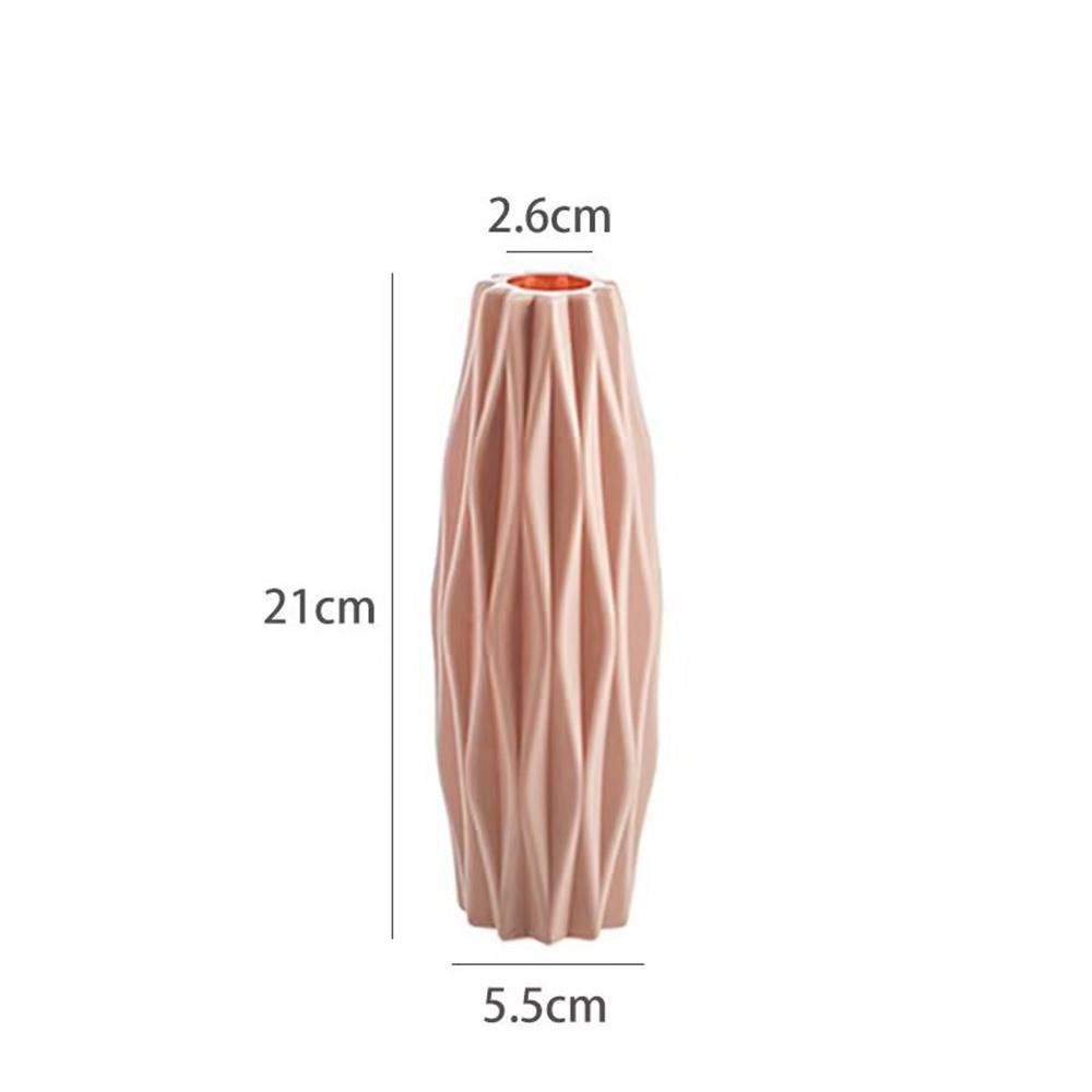 1pc Nordic Plastic Vase Simple Small Fresh Flower Pot Storage Bottle for Flowers Living Room Modern Home Decorations Ornaments