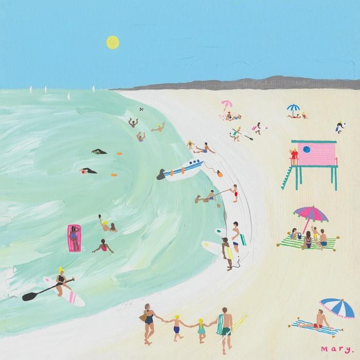 Печать на холсте «Дни на пляже Мэри Дональд Хейзи»